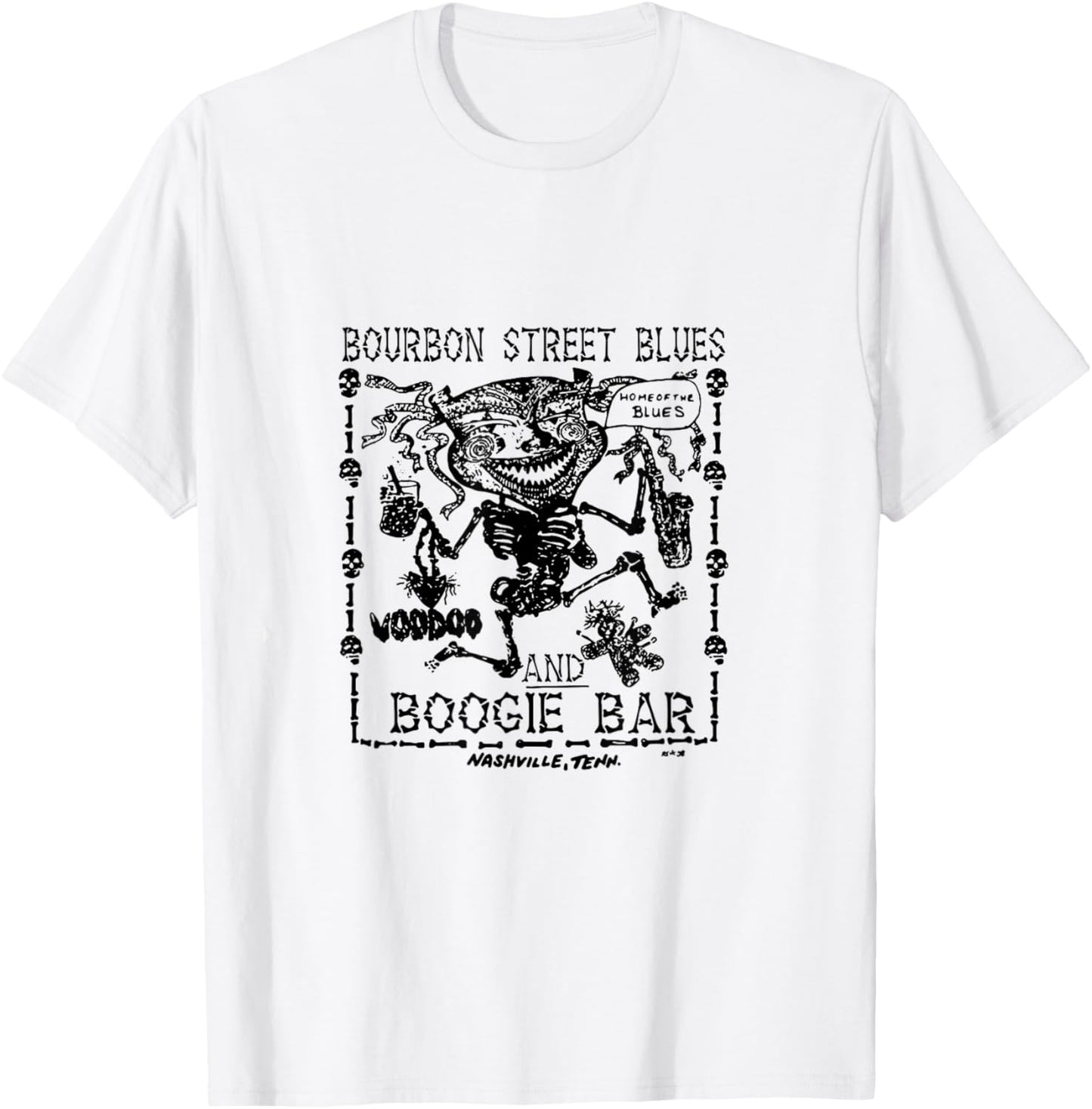 Voodoo Man Logo (Black) T-Shirt - T-Shirt | White
