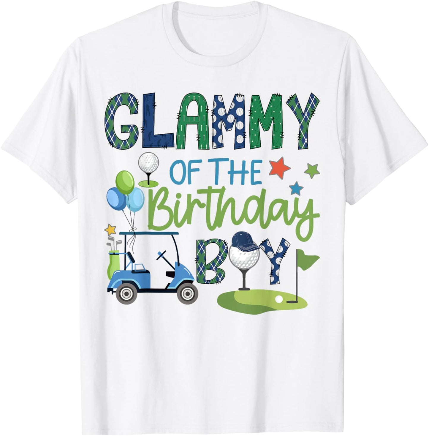 Glammy Of The Birthday Boy Hole in One Golf Sport T-Shirt - T-Shirt | White
