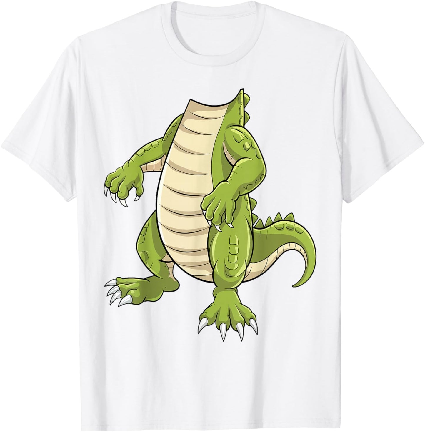 Alligator Shirt Adult Kids Men Women Crocodile Costume T-Shirt - T-Shirt | White