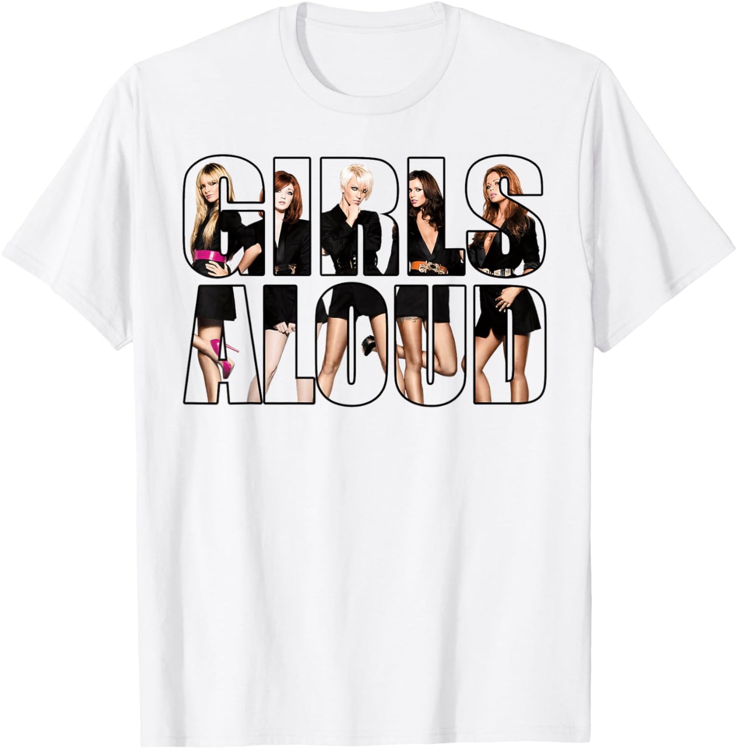 Girls Aloud – Cut Out Control T-Shirt - T-Shirt | White