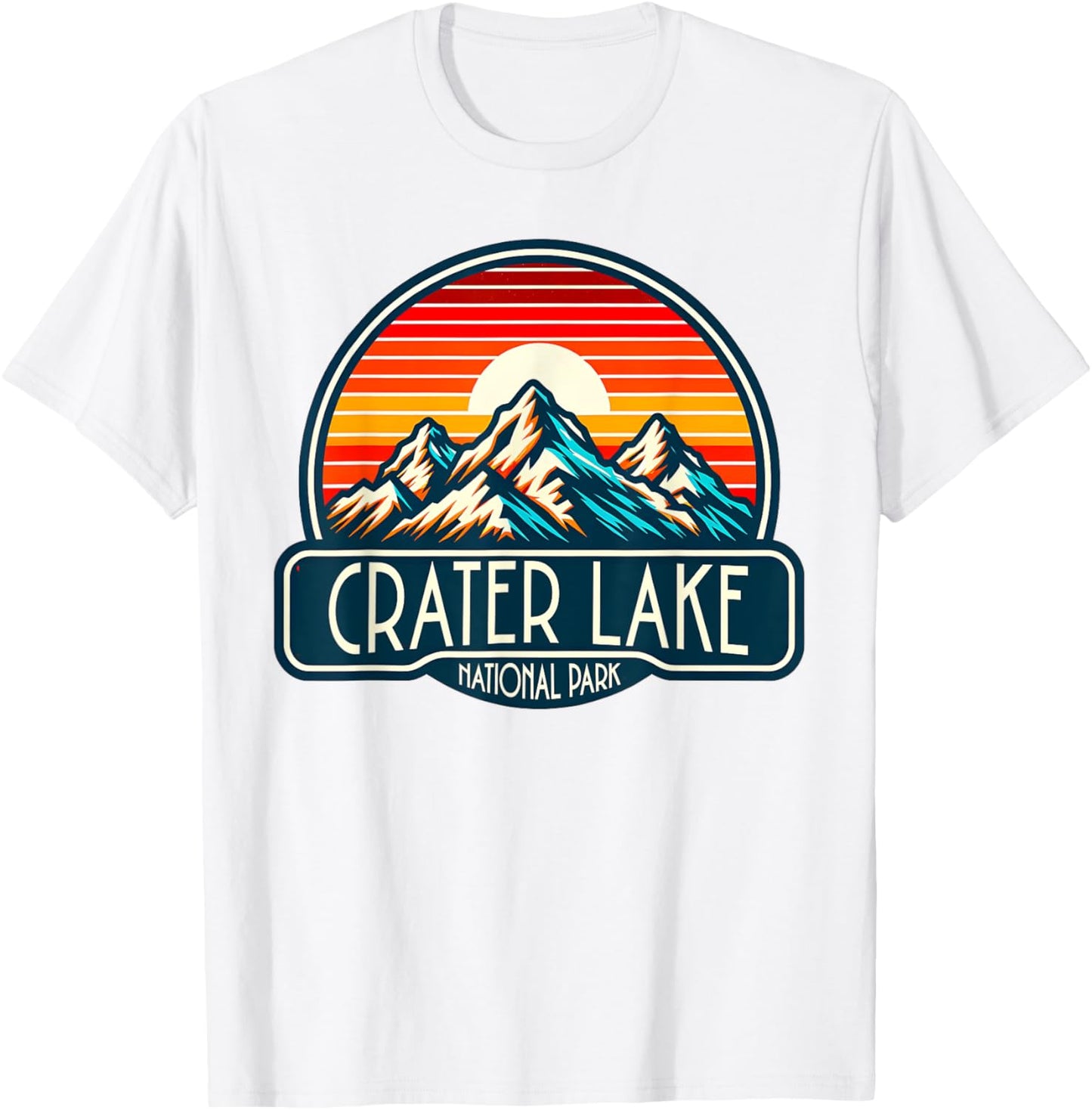Crater Lake National Park T-Shirt - T-Shirt | White