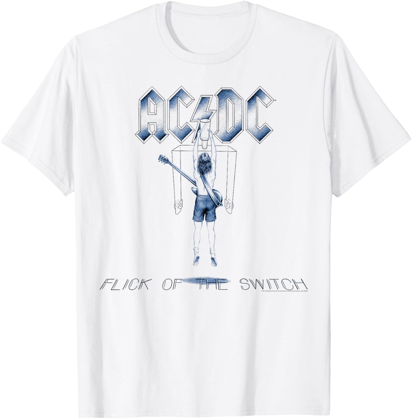 AC/DC - Flick T-Shirt - T-Shirt | White