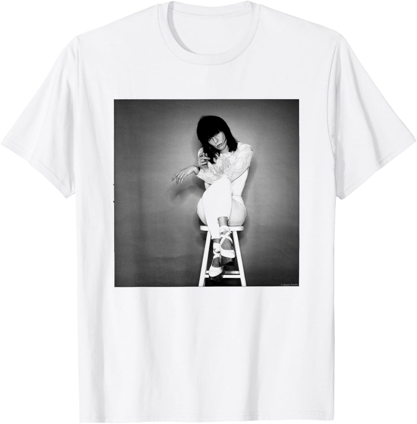 Chrissie Hynde Of The Pretenders By Simon Fowler T-Shirt - T-Shirt | White