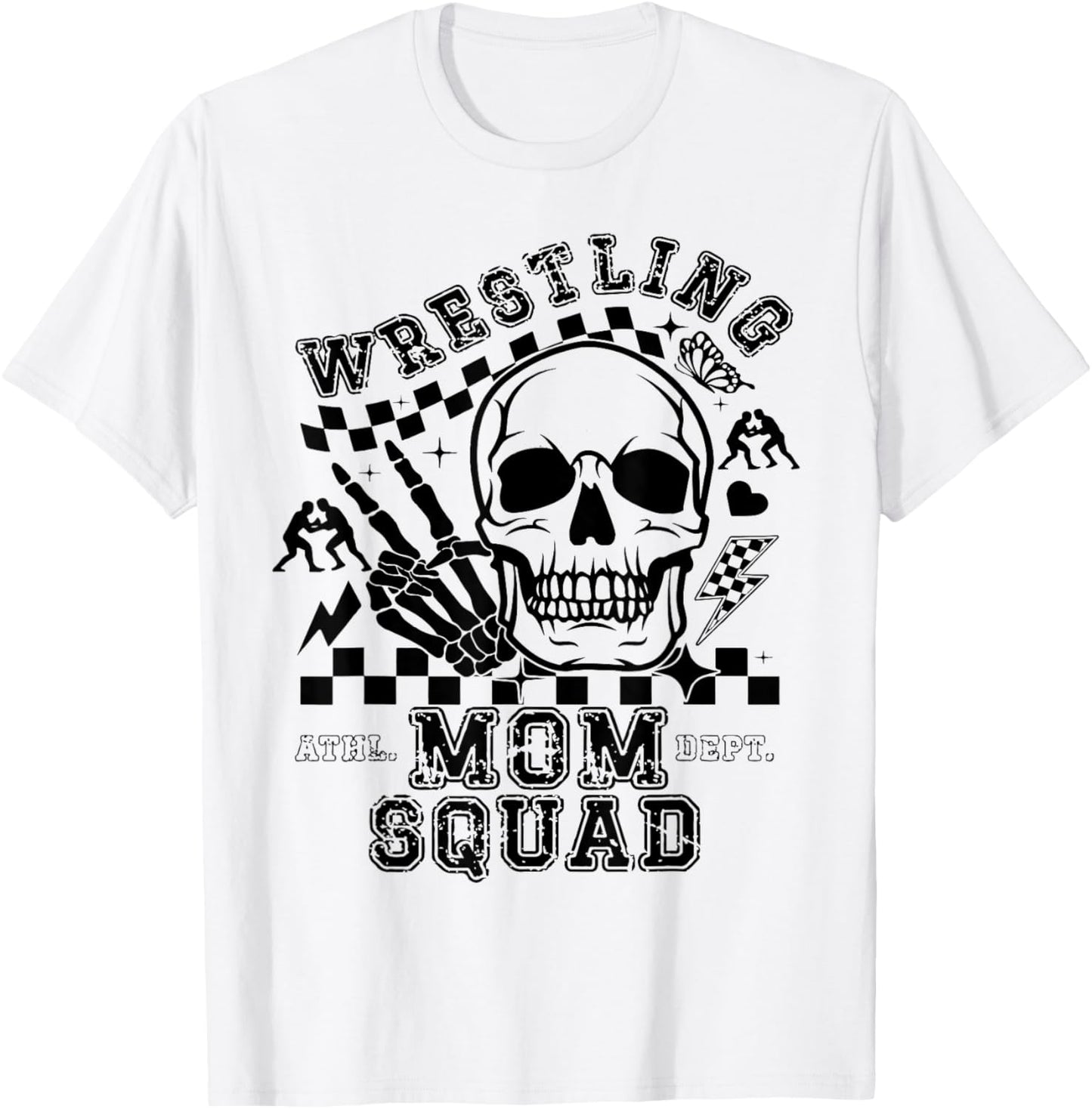 Wrestling Mom Squad T-Shirt - T-Shirt | White