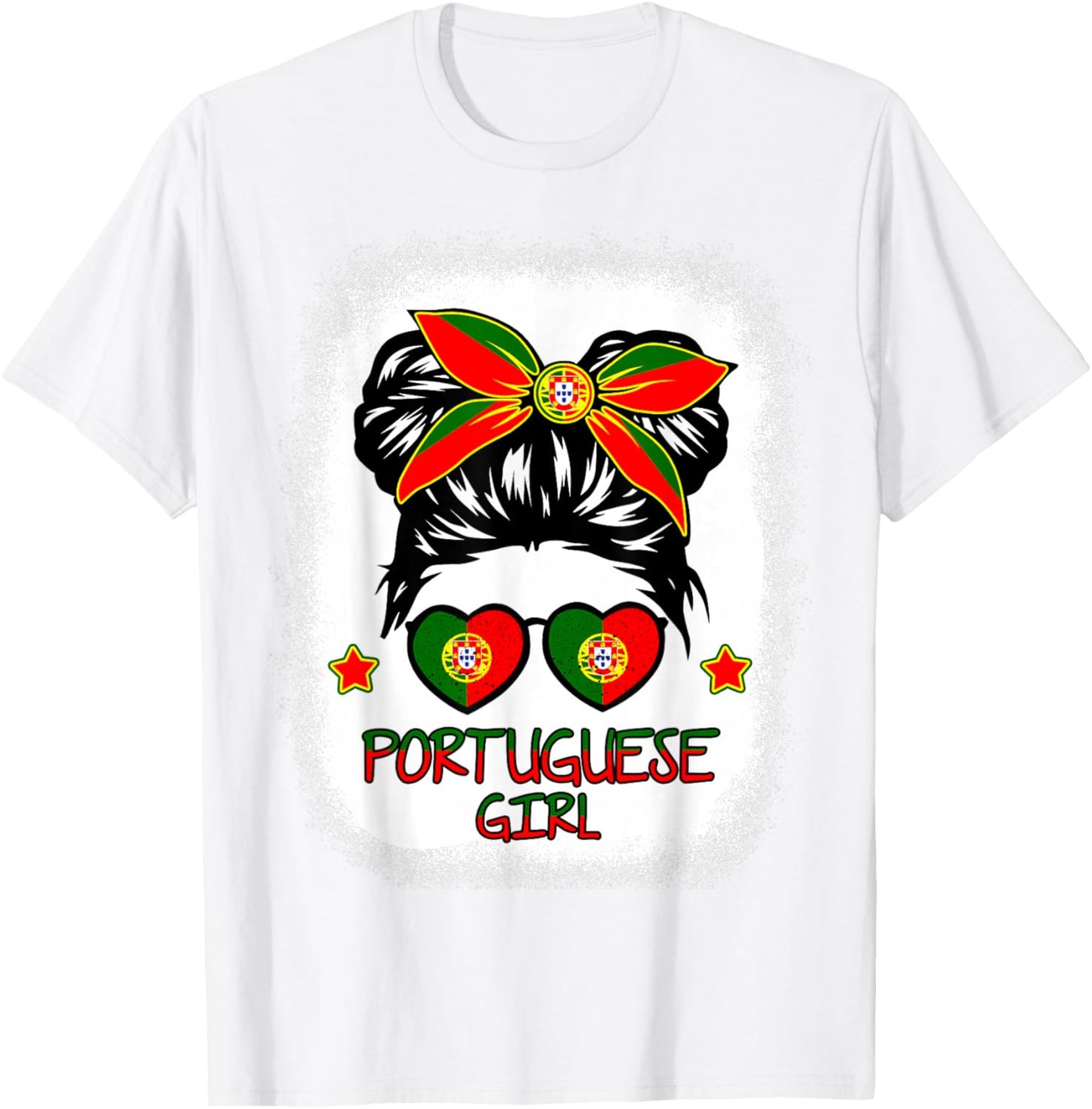 Girls Portugal Toddler Kids Women Pride Portuguese Flag T-Shirt - T-Shirt | White