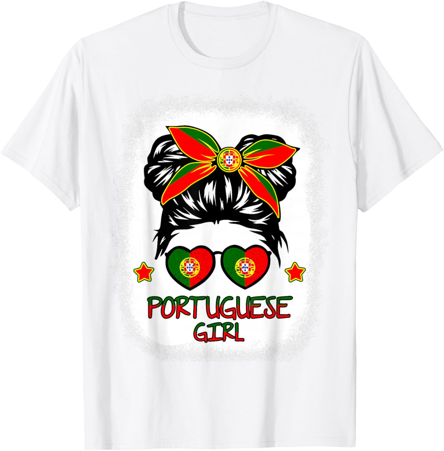 Girls Portugal Toddler Kids Women Pride Portuguese Flag T-Shirt - T-Shirt | White