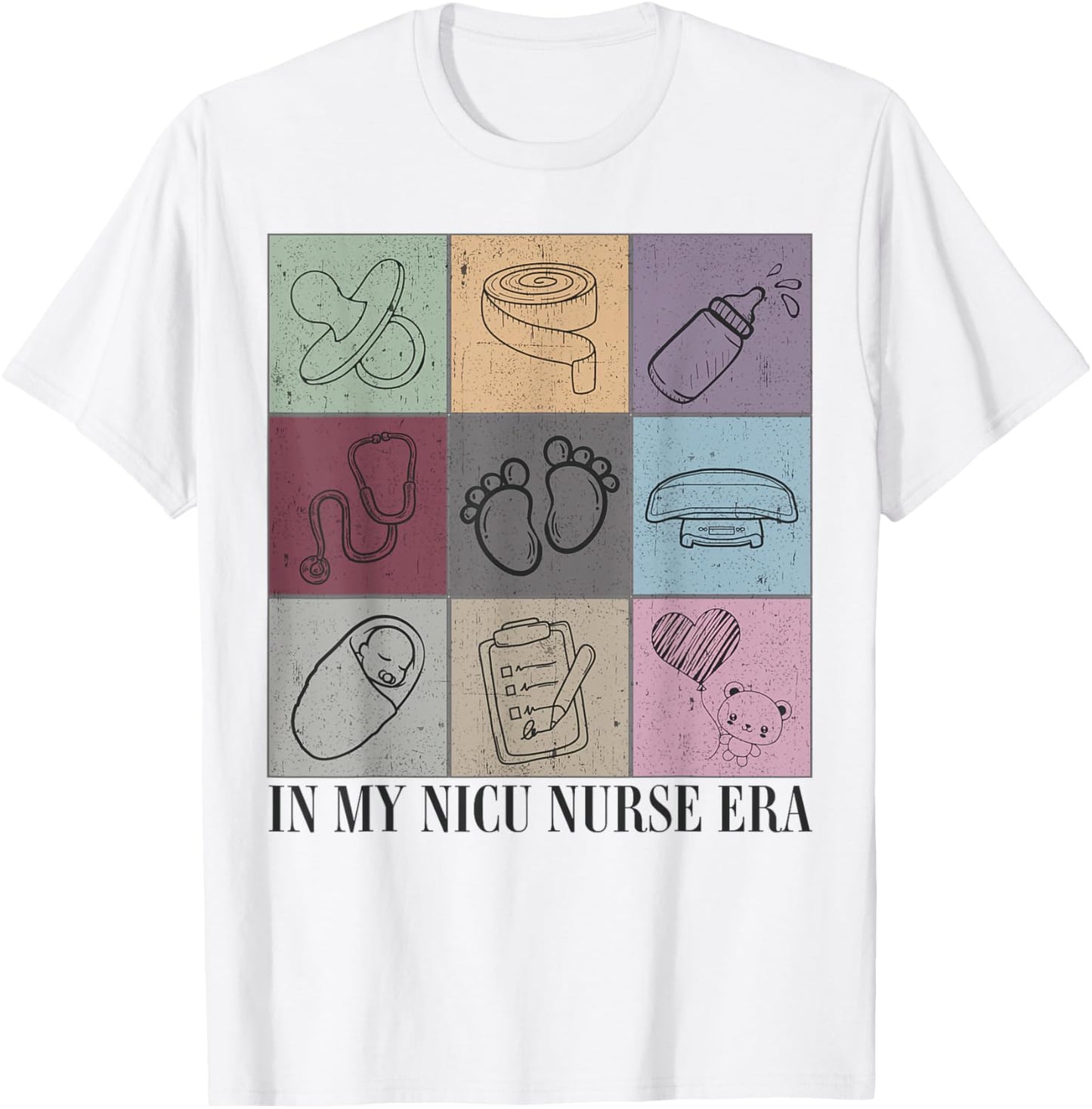 Neonental Intensive Care Unit In My Nicu Nurse Era T-Shirt - T-Shirt | White