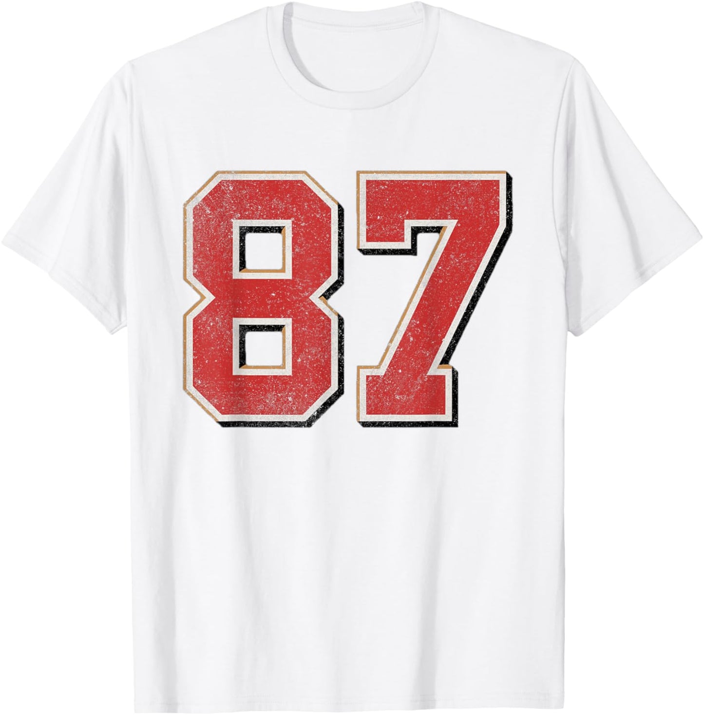 In My Number 87 Era Vintage Retro T-Shirt - T-Shirt | White