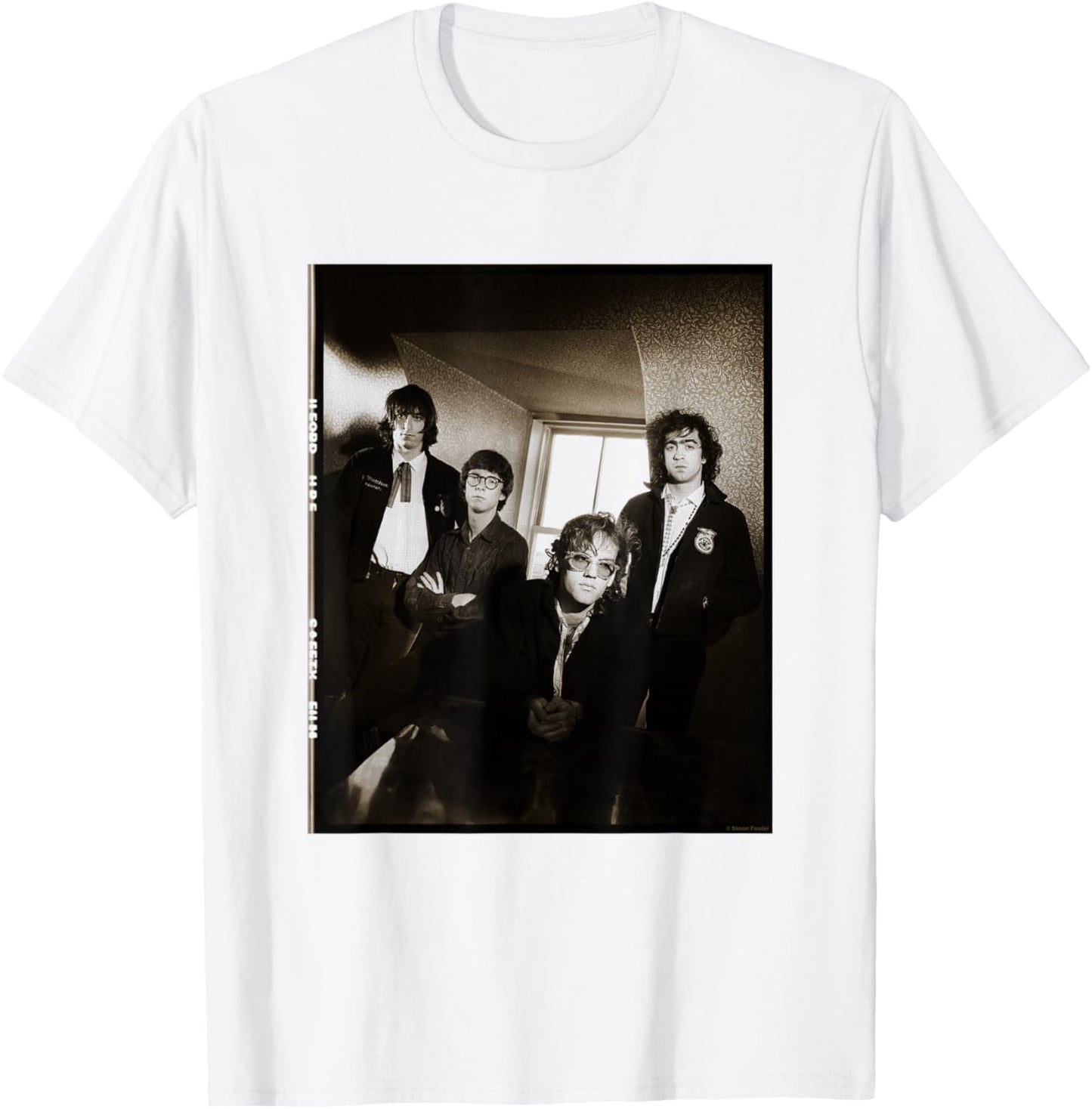 REM 1981 Band Photo By Simon Fowler T-Shirt - T-Shirt | White
