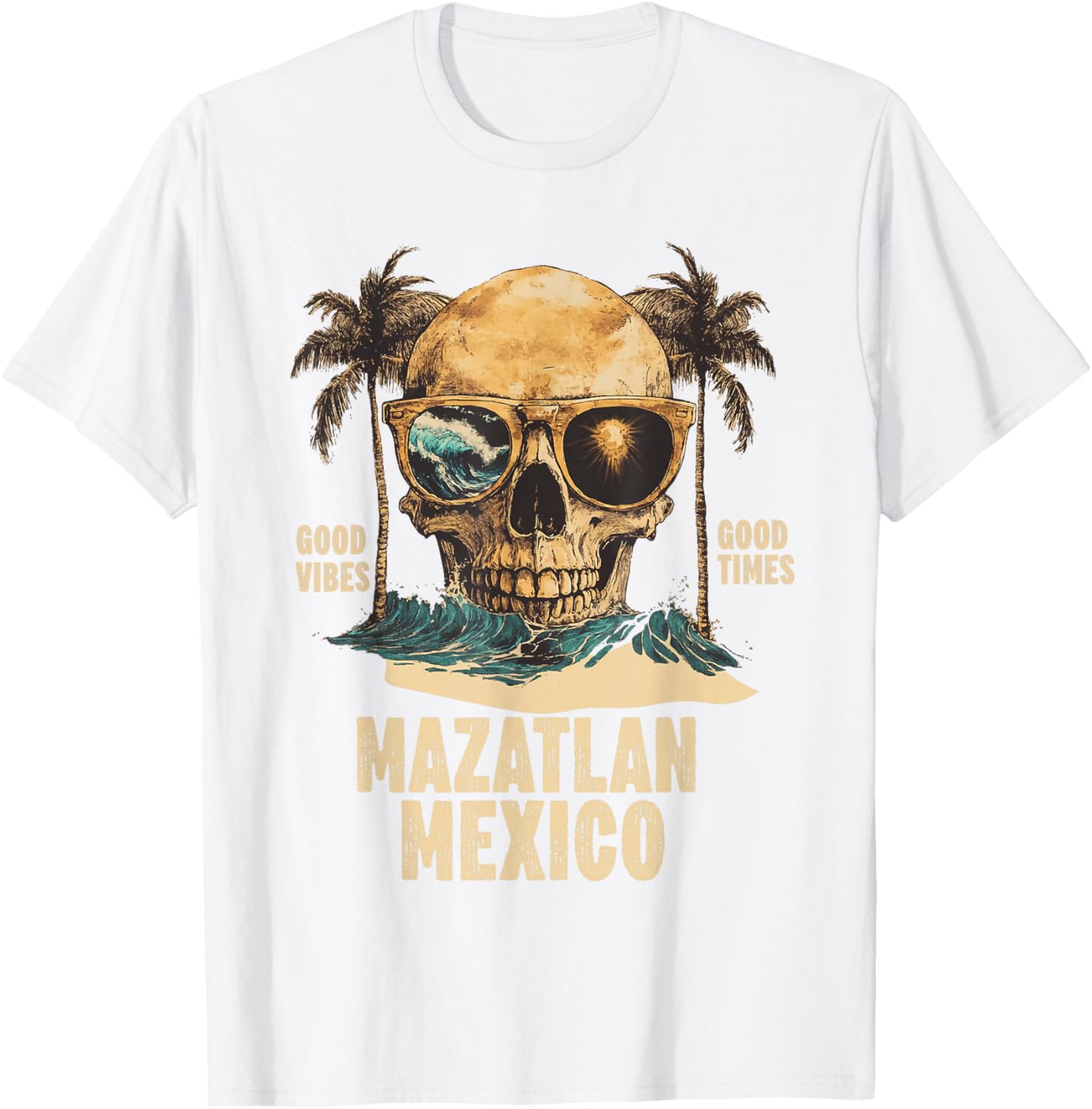 Mazatlan Mexico Souvenir Mexican Vacation Men Women Reminder T-Shirt - T-Shirt | White