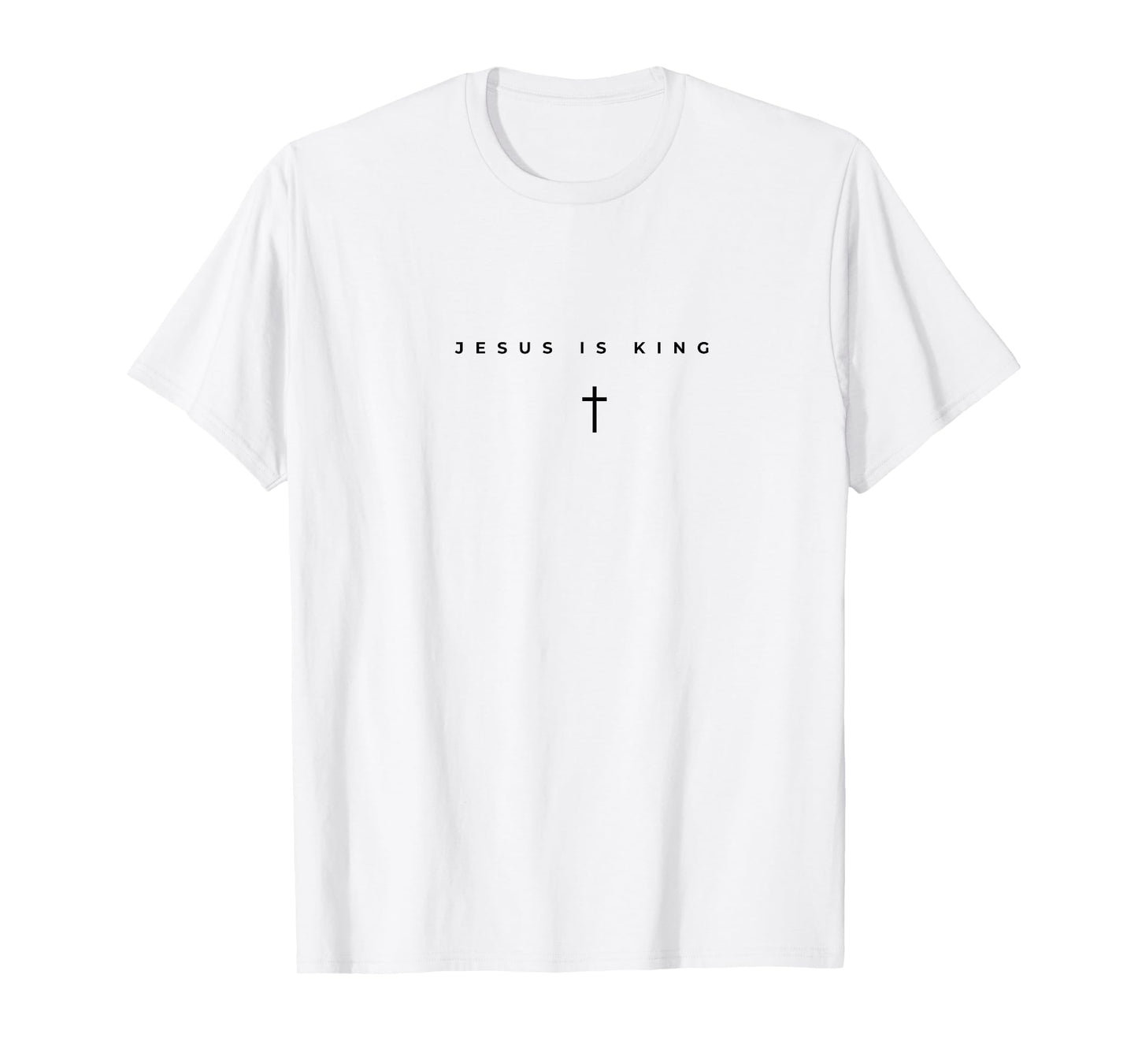 Jesus is king Subtle Christian Minimalist T-Shirt