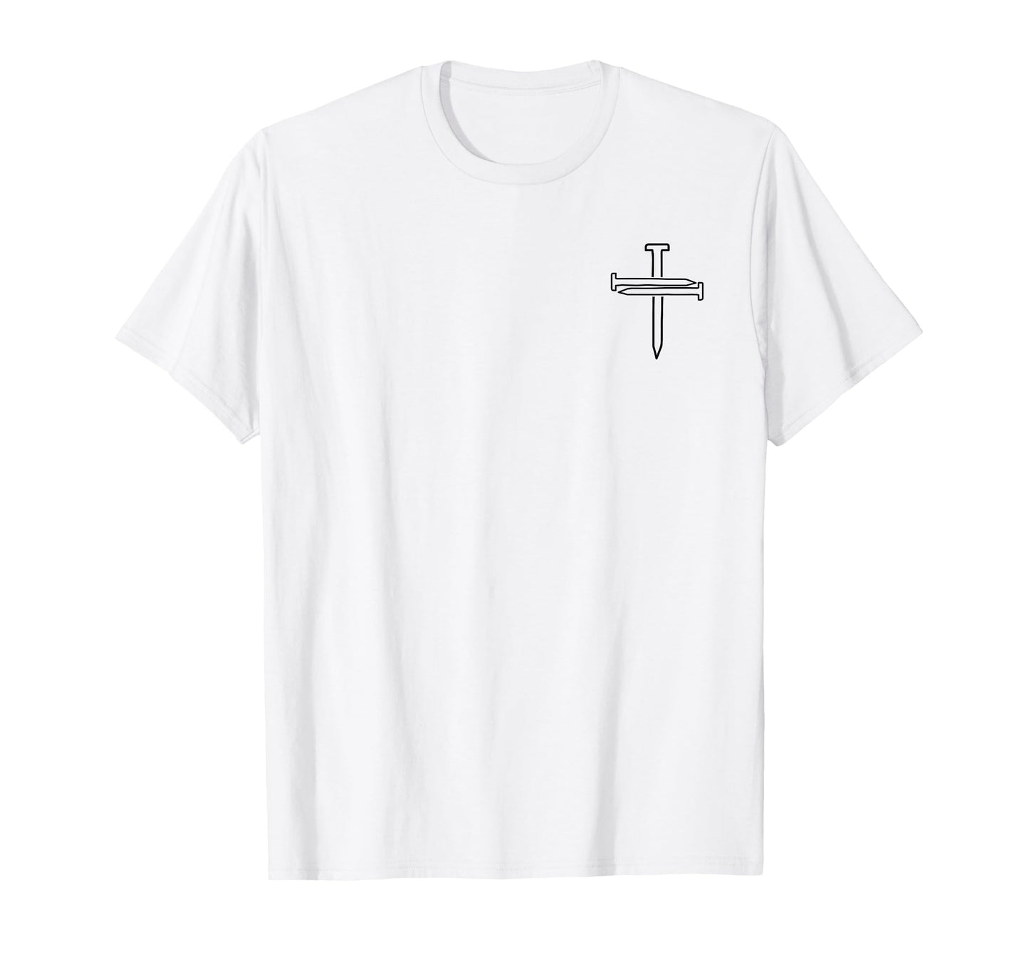 three Nails Cross Christian Apparel & Home Decor T-Shirt