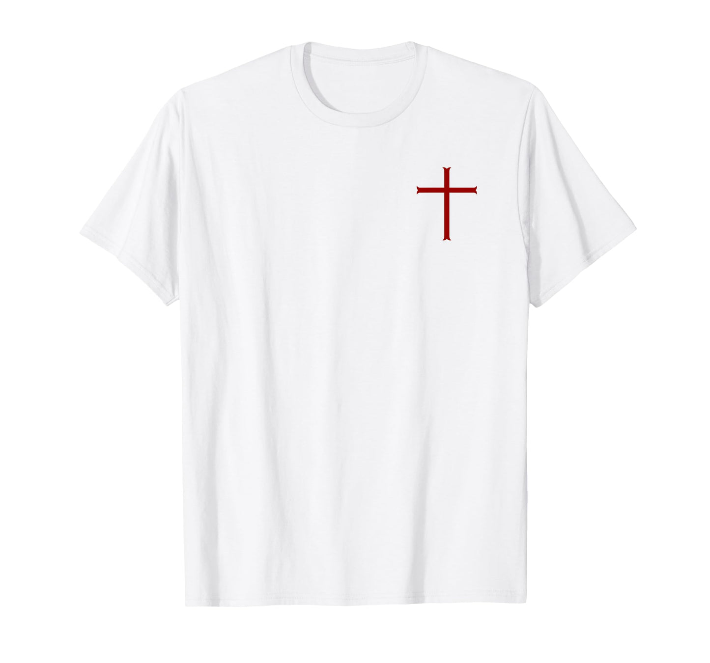 Knights Templar Oath - Christian Cross T-Shirt