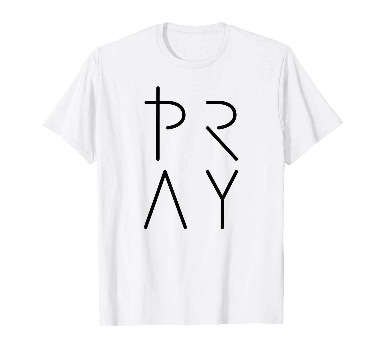 Pray T-Shirt, Womens Christian T Shirt T-Shirt