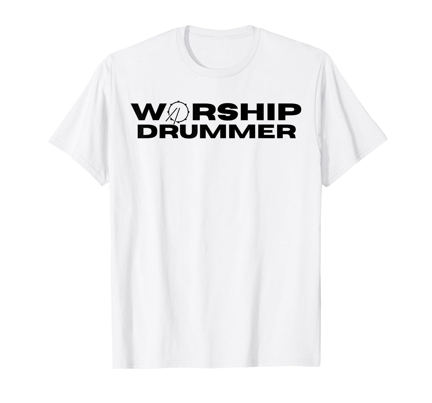 Worship Drummer Christian Drumming Team Christian Design T-Shirt