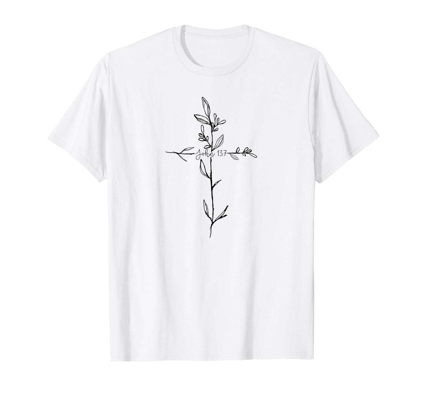 John 13 7 Bible Verse Christian Faith Cross T Shirt T-Shirt