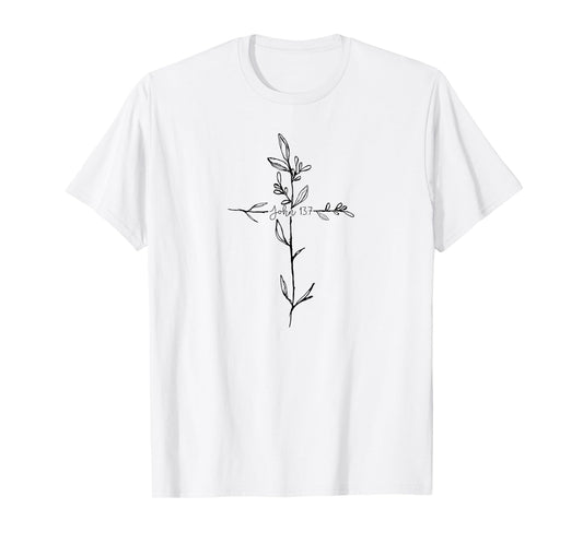 John 13 7 Bible Verse Christian Faith Cross T Shirt T-Shirt