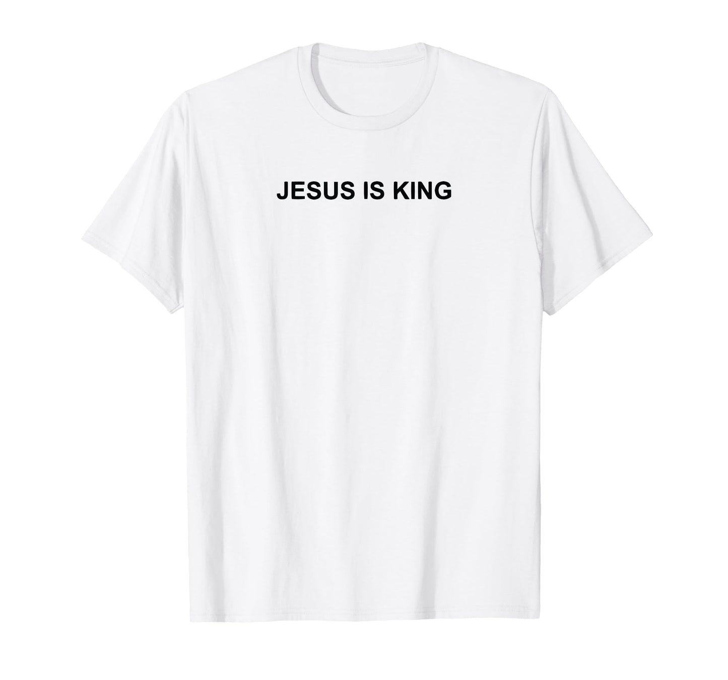 Jesus religious title is King, Bible Poetic section of a T-Shirt