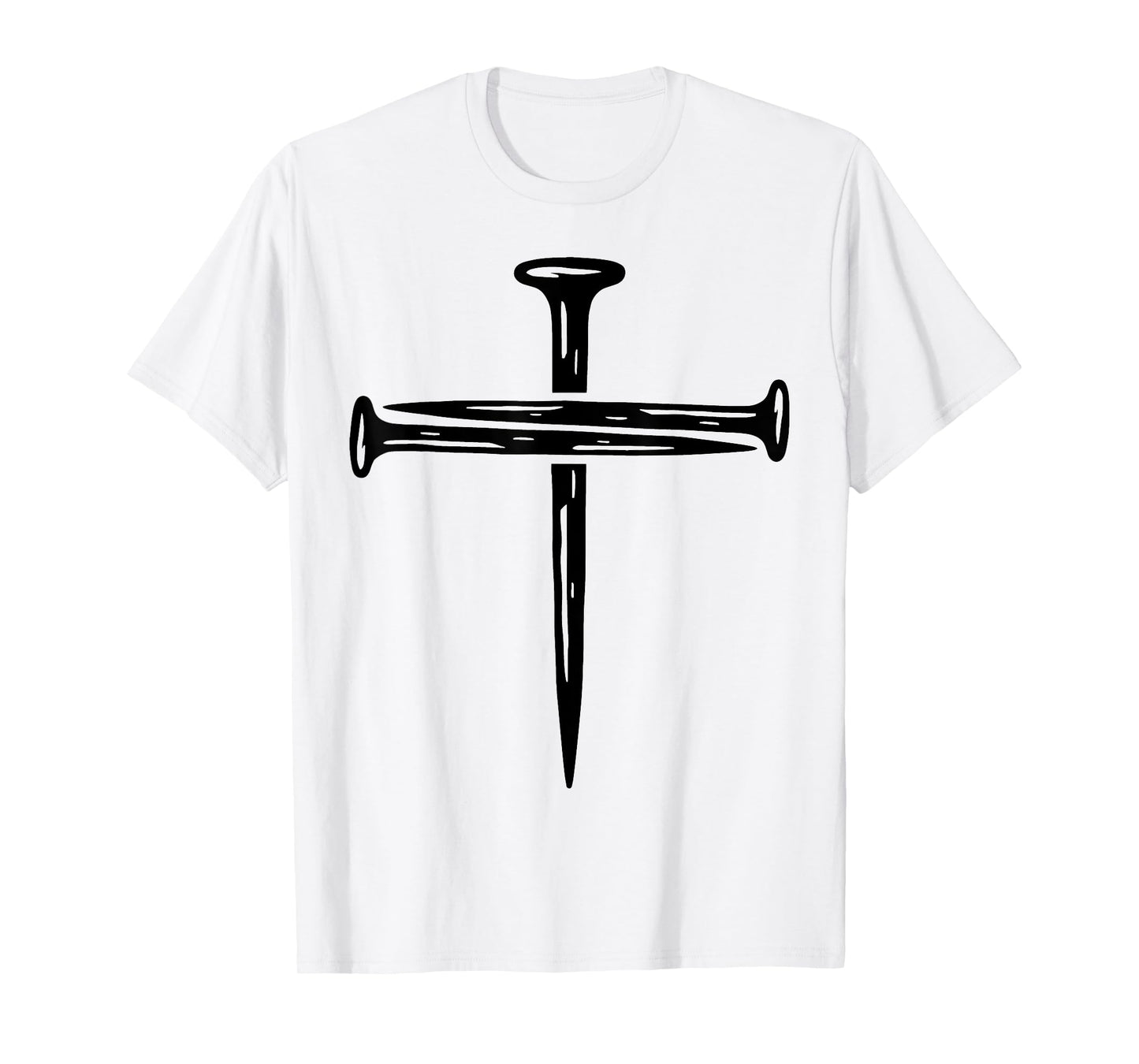 Cross Jesus Christian God Faith Bible Religious Minimal Pray T-Shirt