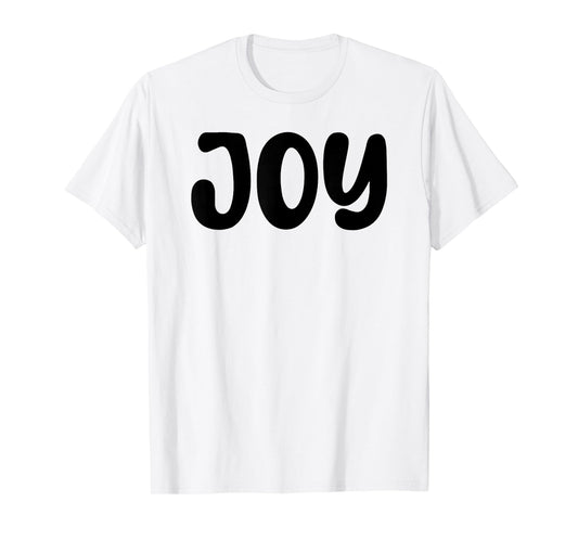 Joy Lazy Halloween Costume Funny Last Minute Men Womens Kids T-Shirt