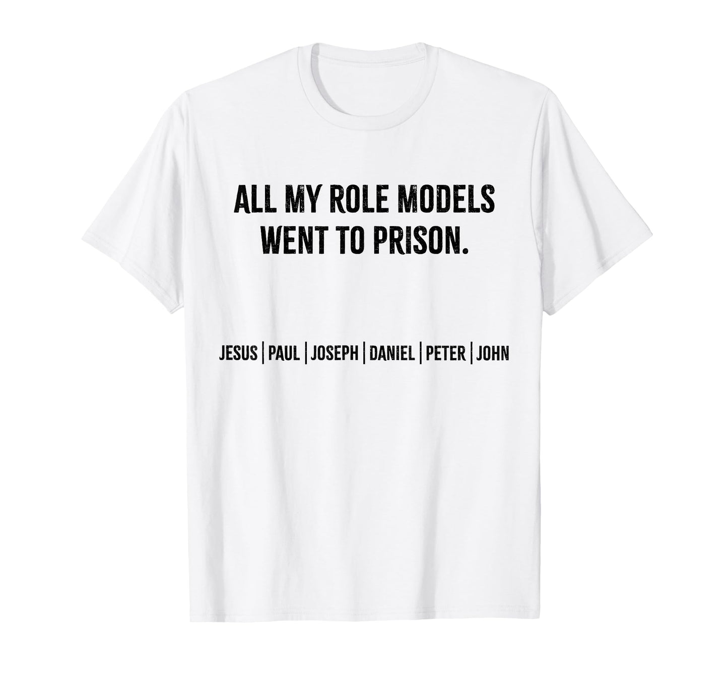 All My Role Models Went To Prison Jesus Paul Joseph Peter T-Shirt