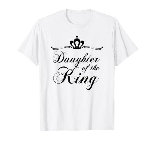 Daughter of the King Shirt Vintage Crown Christian Tee T-Shirt