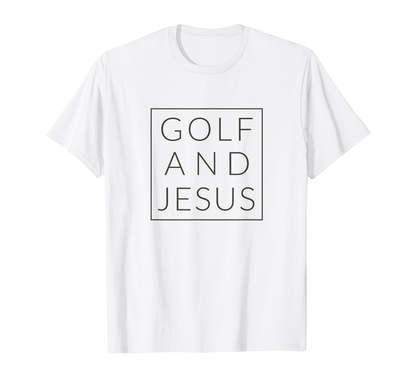 Golf and Jesus, Christian Golfer Fun Golfing Sport Tshirt T-Shirt