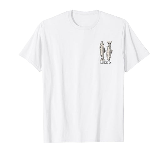 God's Math, Equals 5000 Meals, Jesus Feeds - Front and Back T-Shirt