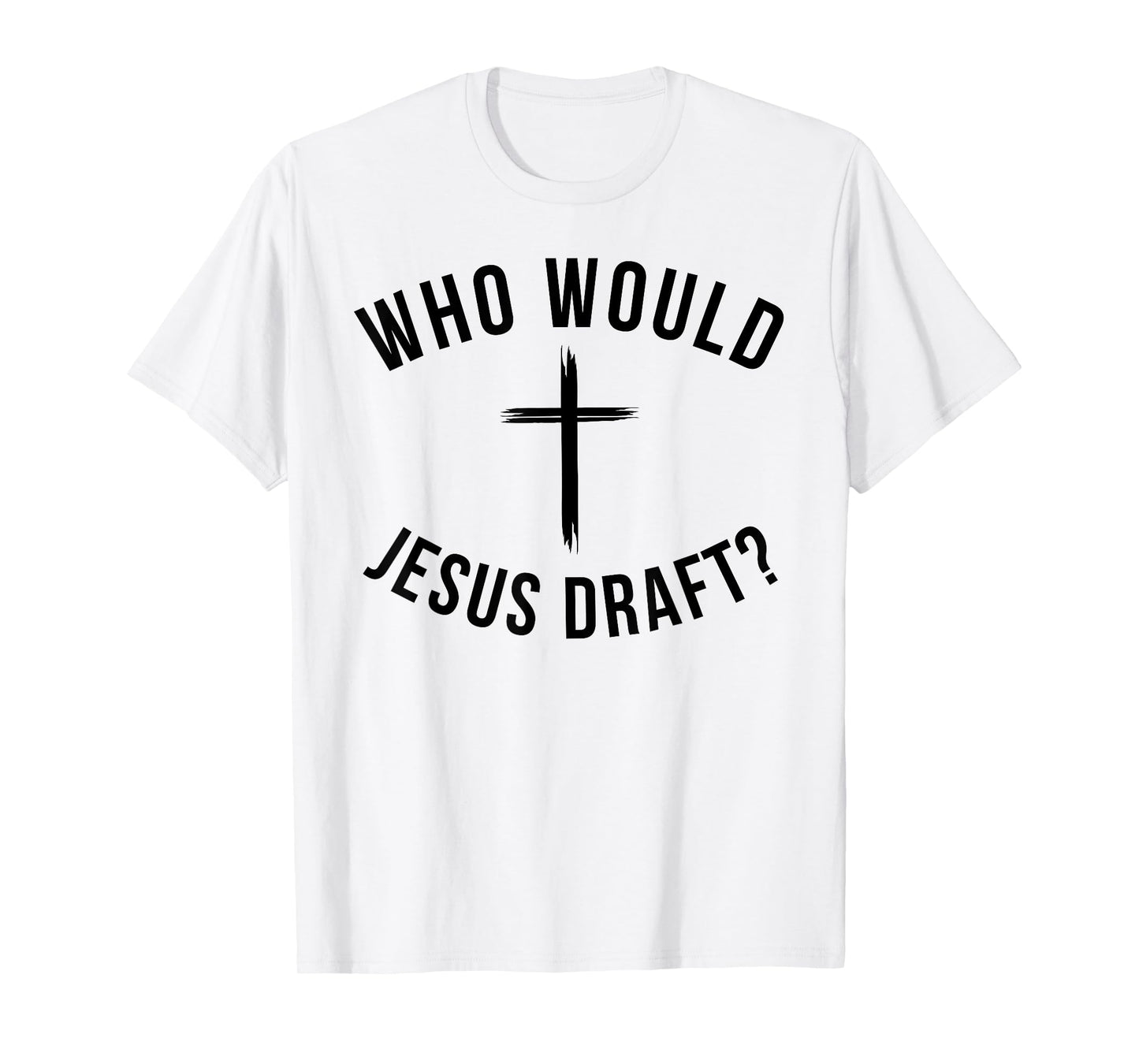 Funny Fantasy Football draft Who would Jesus draft joke T-Shirt