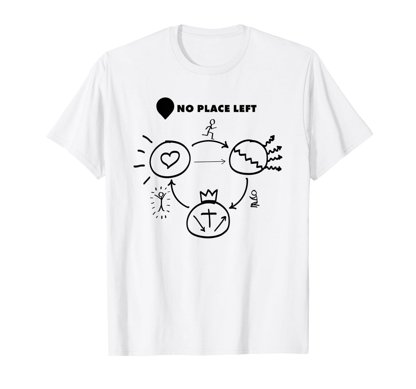 Funny 3 Circles Gospel, Christian Jesus God's Design T-Shirt