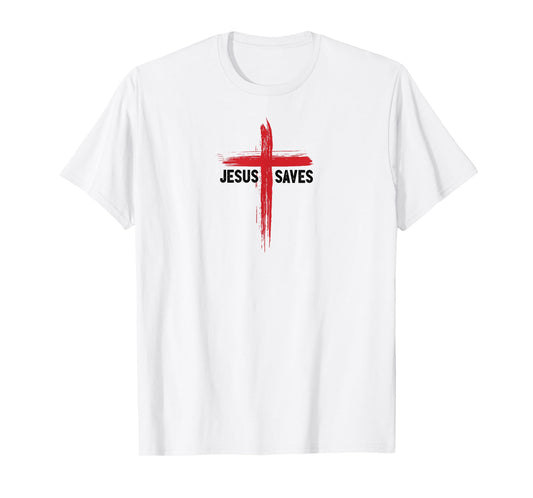 Salvation Savior Jesus Saves Cross Bible Christ Christian T-Shirt