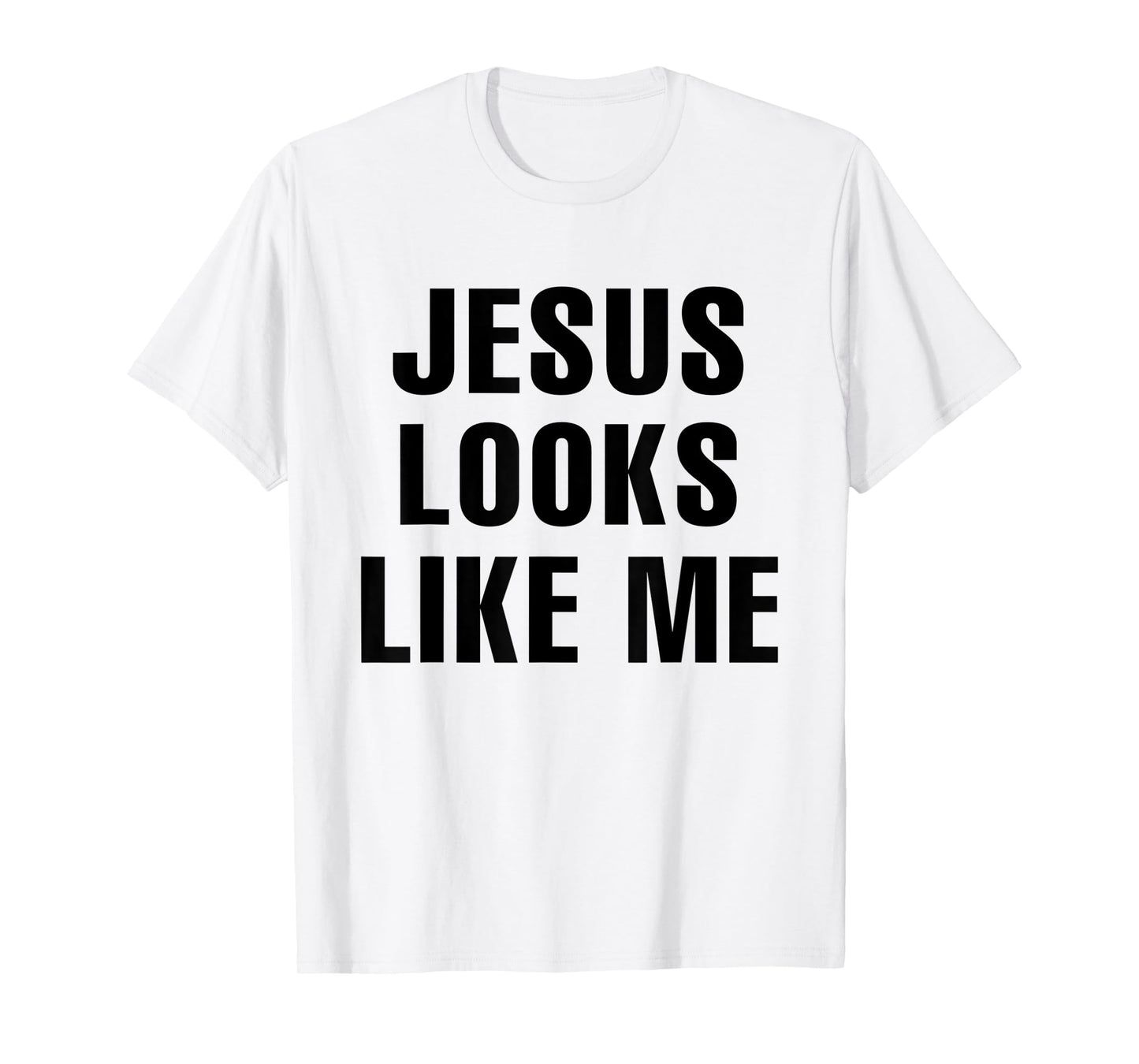 Jesus looks like me, rock punk camp debbie music funtime 80s T-Shirt
