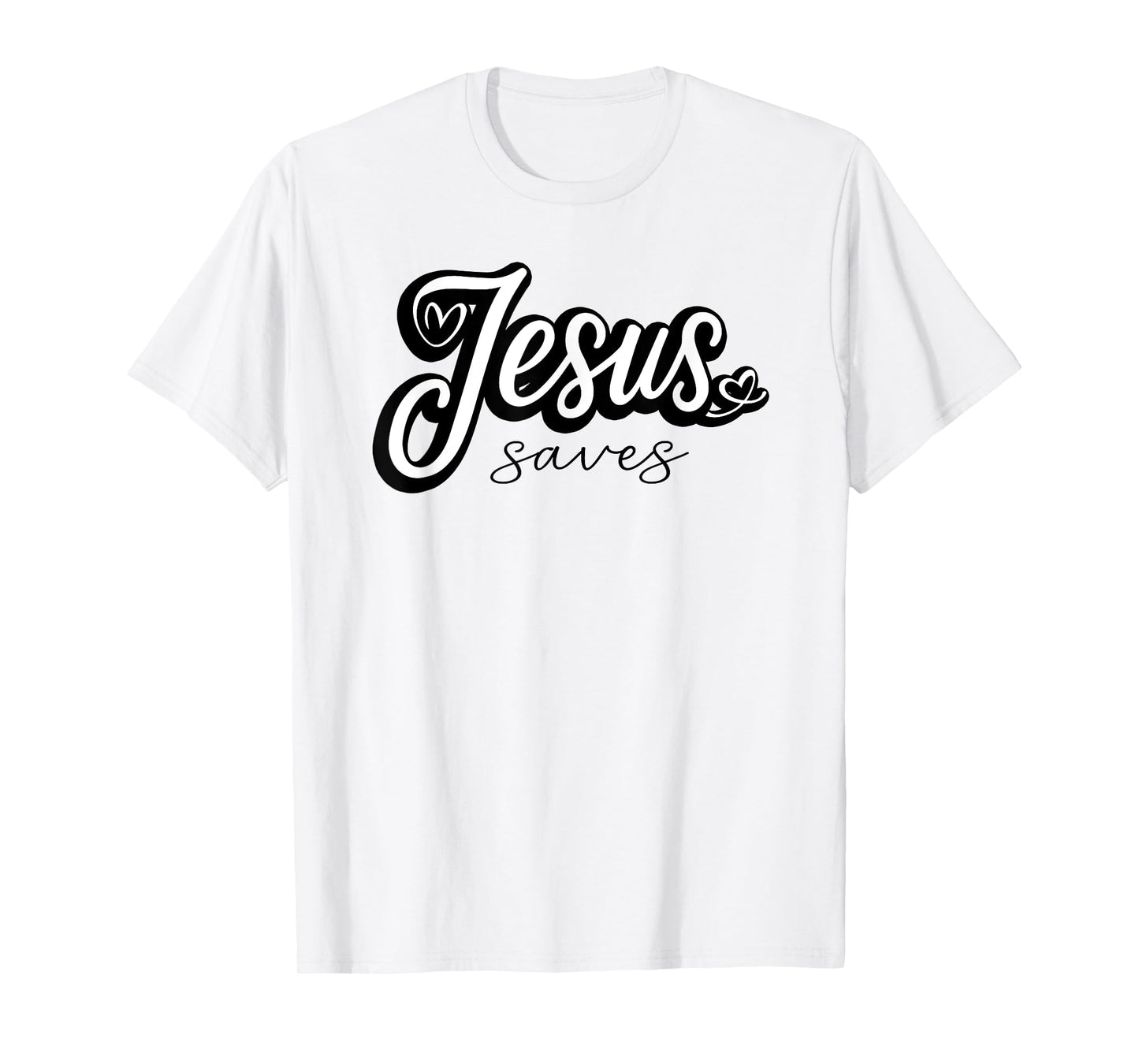 Jesus Saves Christian Cross God Faith Bible Religious Pray T-Shirt