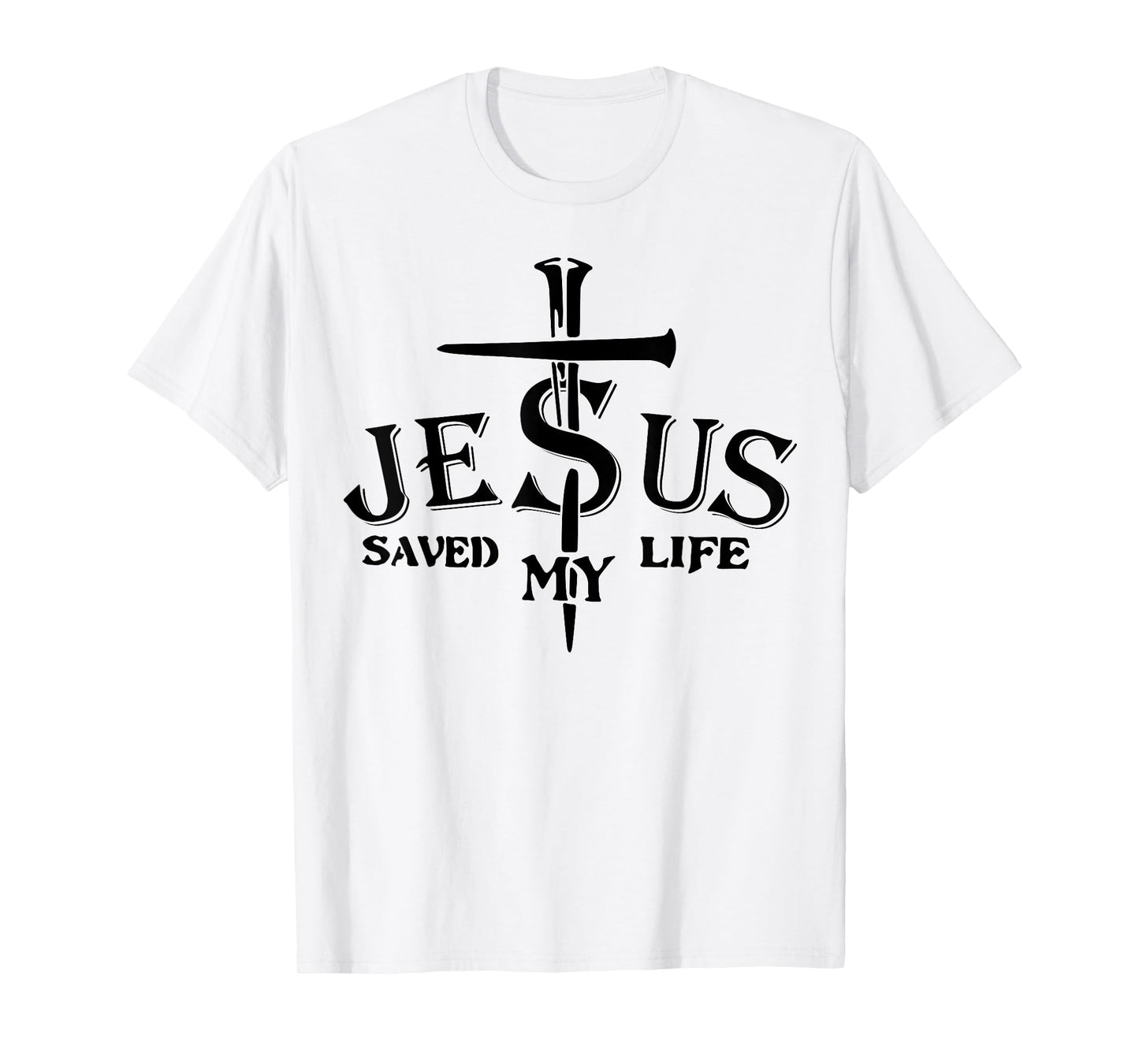 Jesus Saved My Life Cross T-Shirt