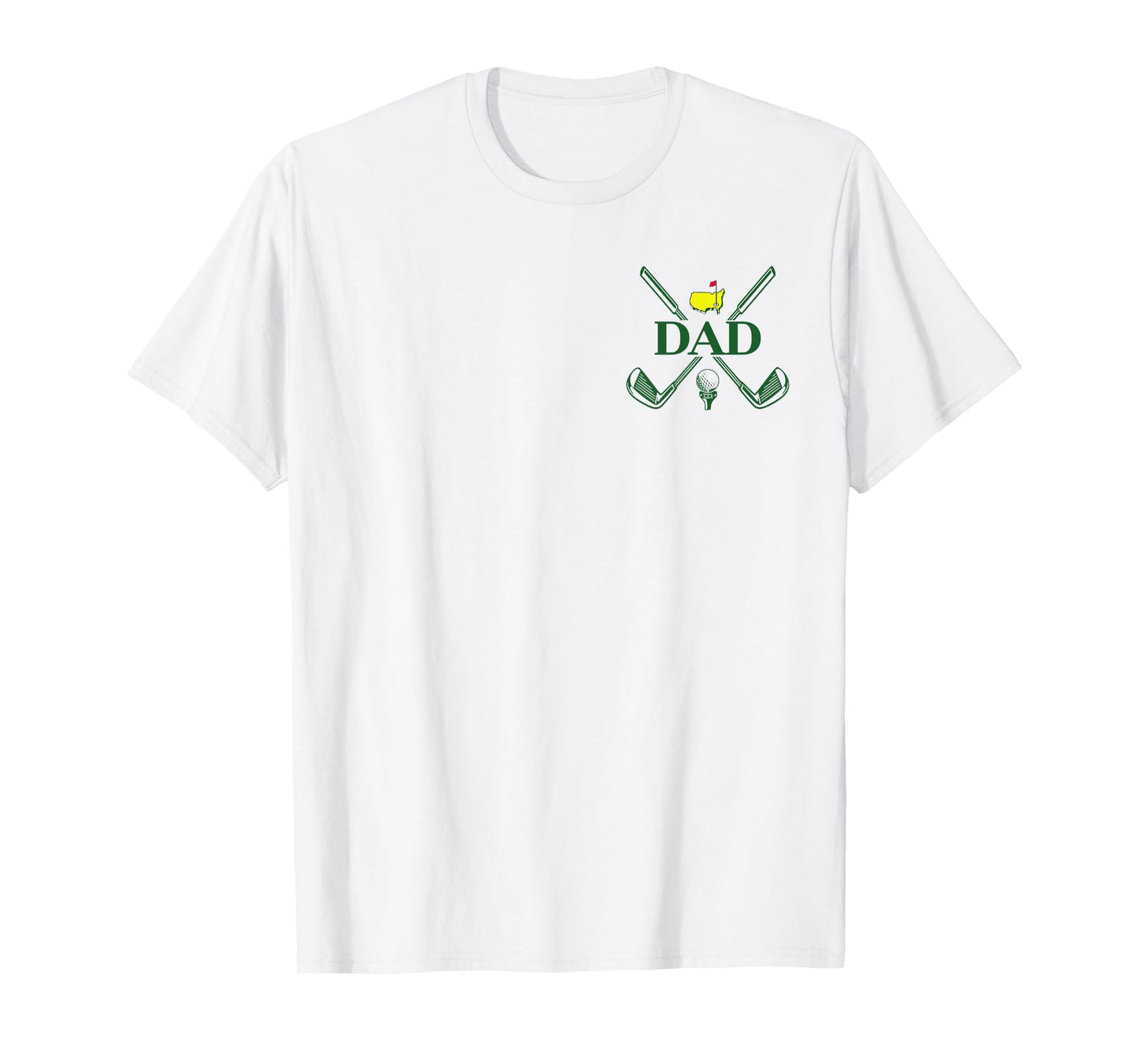 Funny Par Dad Golf Matching Golfing Quote Party Pocket T-Shirt