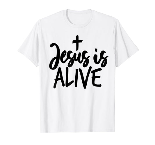 Jesus Is Alive T-Shirt Bible Pride Tshirt Men T-Shirt