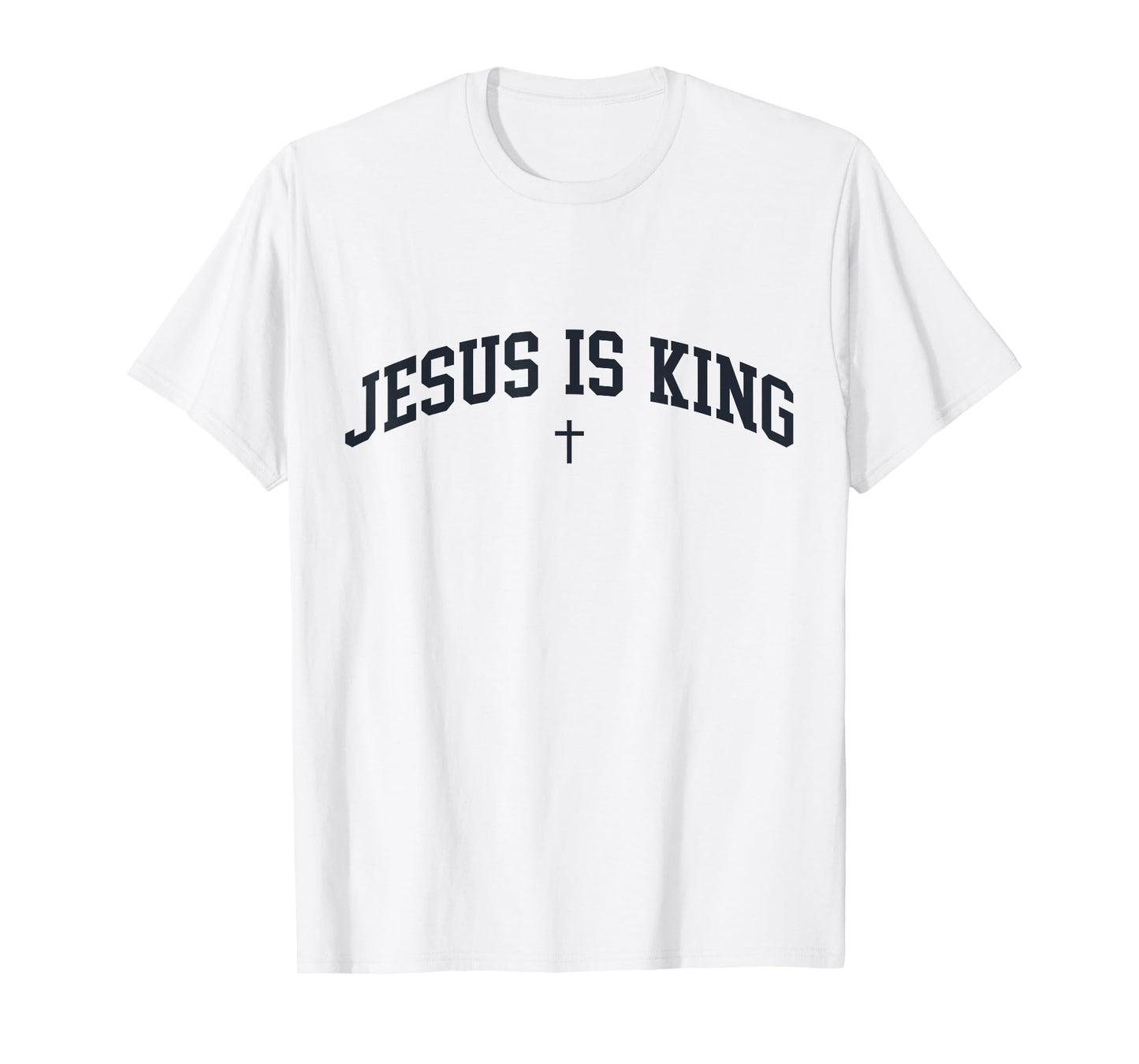 Jesus is King Trendy Preppy Aesthetic Christian Bible T-Shirt