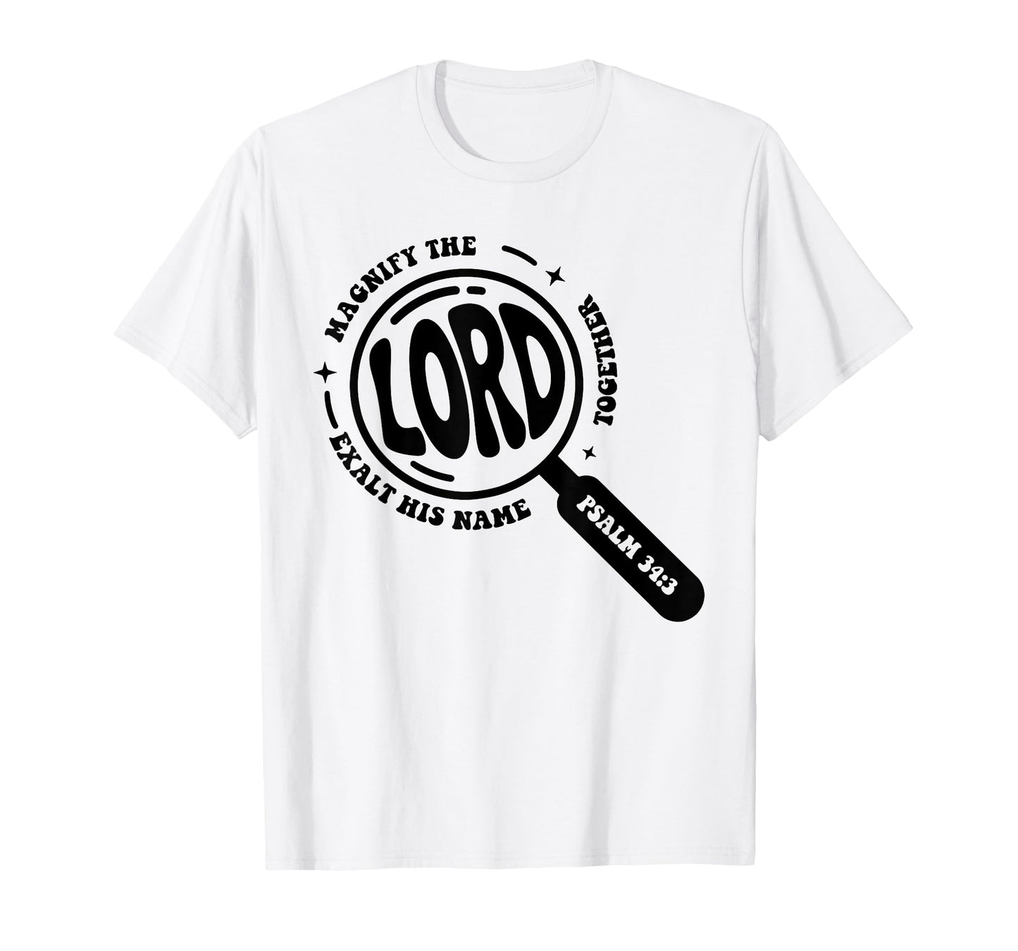 Magnify The Lord Bible Verse Magnified VBS 2025 Summer Camp T-Shirt