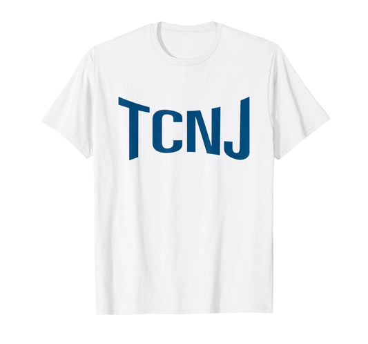 TCNJ The College of New Jersey Lions Text Logo T-Shirt