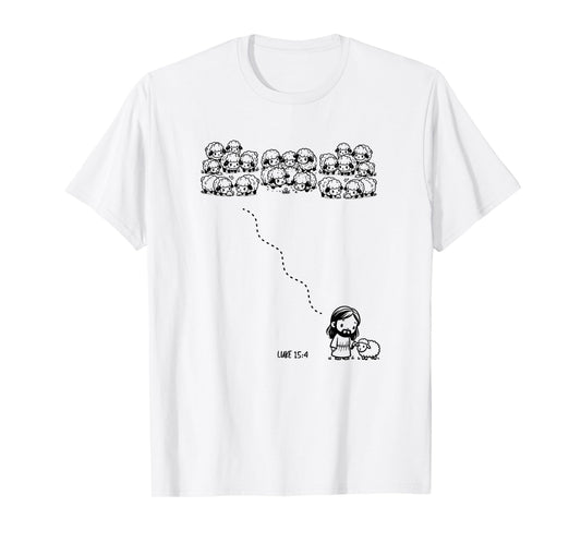 Leave the 99 for the 1. Inspired by Bible verse Luke 15:4 T-Shirt
