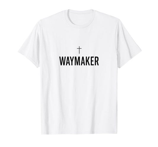 Waymaker Minimal Cross Light Design T-Shirt