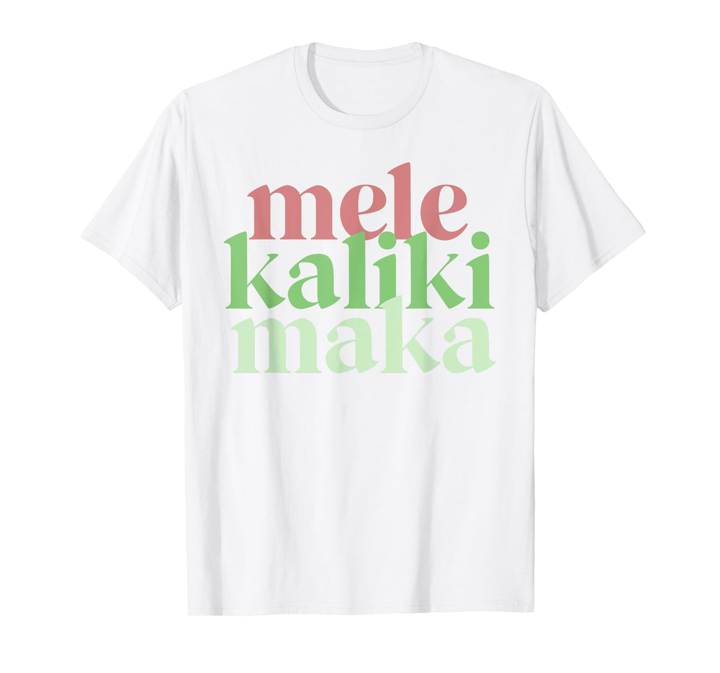 Mele Kalikimaka Retro Christmas Modern Hawaiian Women T-Shirt