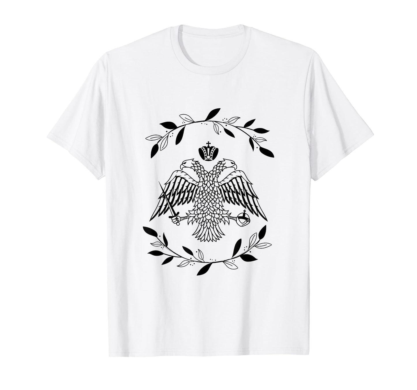 Byzantine Eagle - Eastern Orthodox Christian Faith Branch T-Shirt