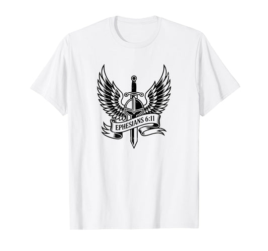 Bible Armor Of God Christian Ephesians Tattoo T-Shirt