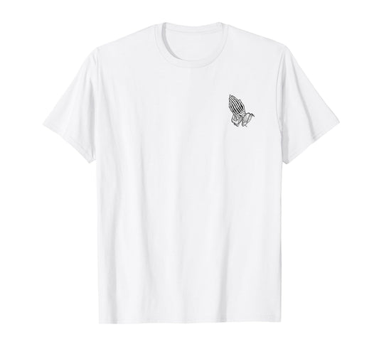in God We Trust (Faith Statement & Praying Hands Graphic) T-Shirt