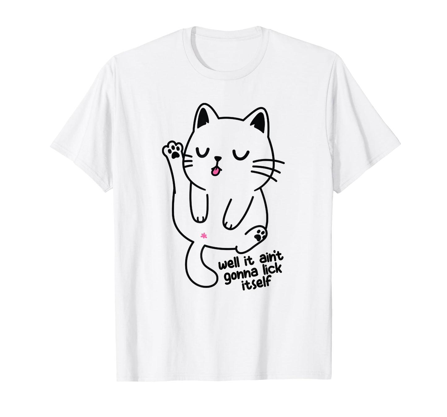 Funny Kitty Butthole Cat Butthole Cat Lover Gifts Men Women T-Shirt