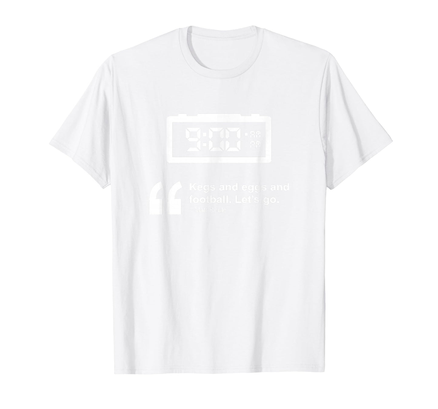 Kegs and Eggs and Football T-Shirt