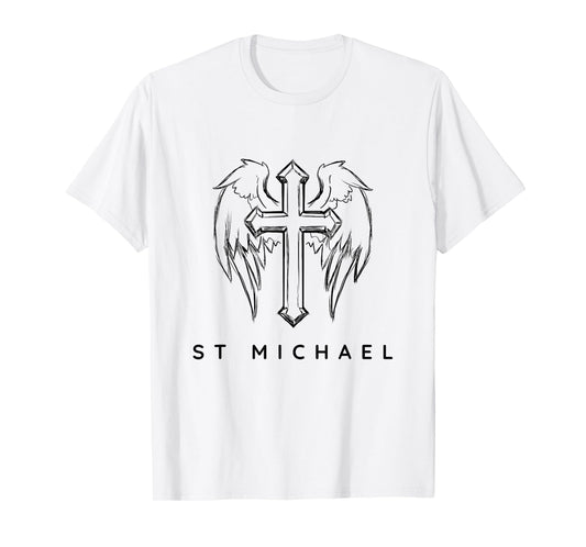 Saint Michael the Archangel / Traditional Catholic Prayer T-Shirt