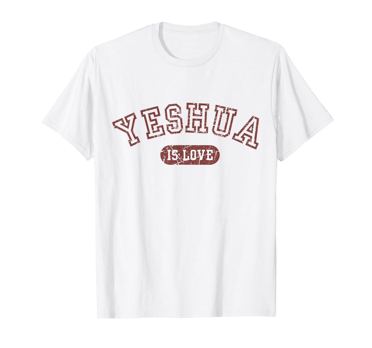 Yeshua is Love Jesus Scripture Christian Bible Faith Vintage T-Shirt