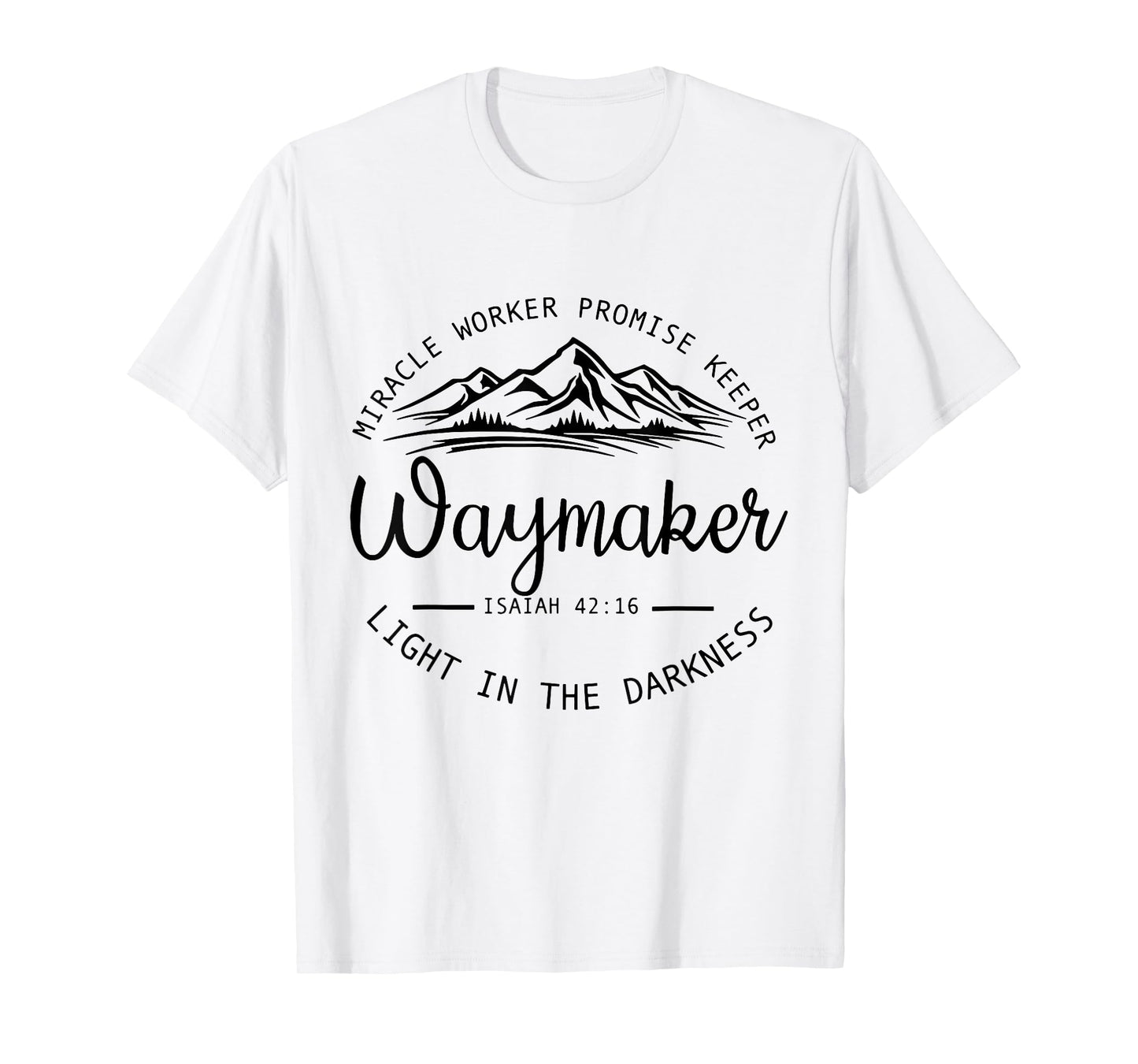 Vintage Waymaker Promise Keeper Miracle Worker Christian T-Shirt